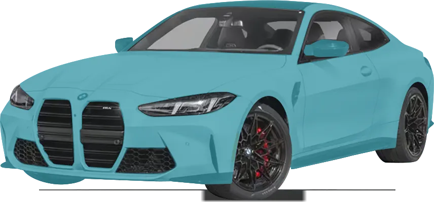 Full Coverage PPF (whole car highlighted in teal)